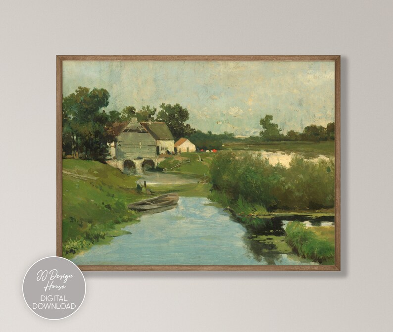 Printable Vintage Gallery Wall Art Set of 8 Prints Antique Etsy