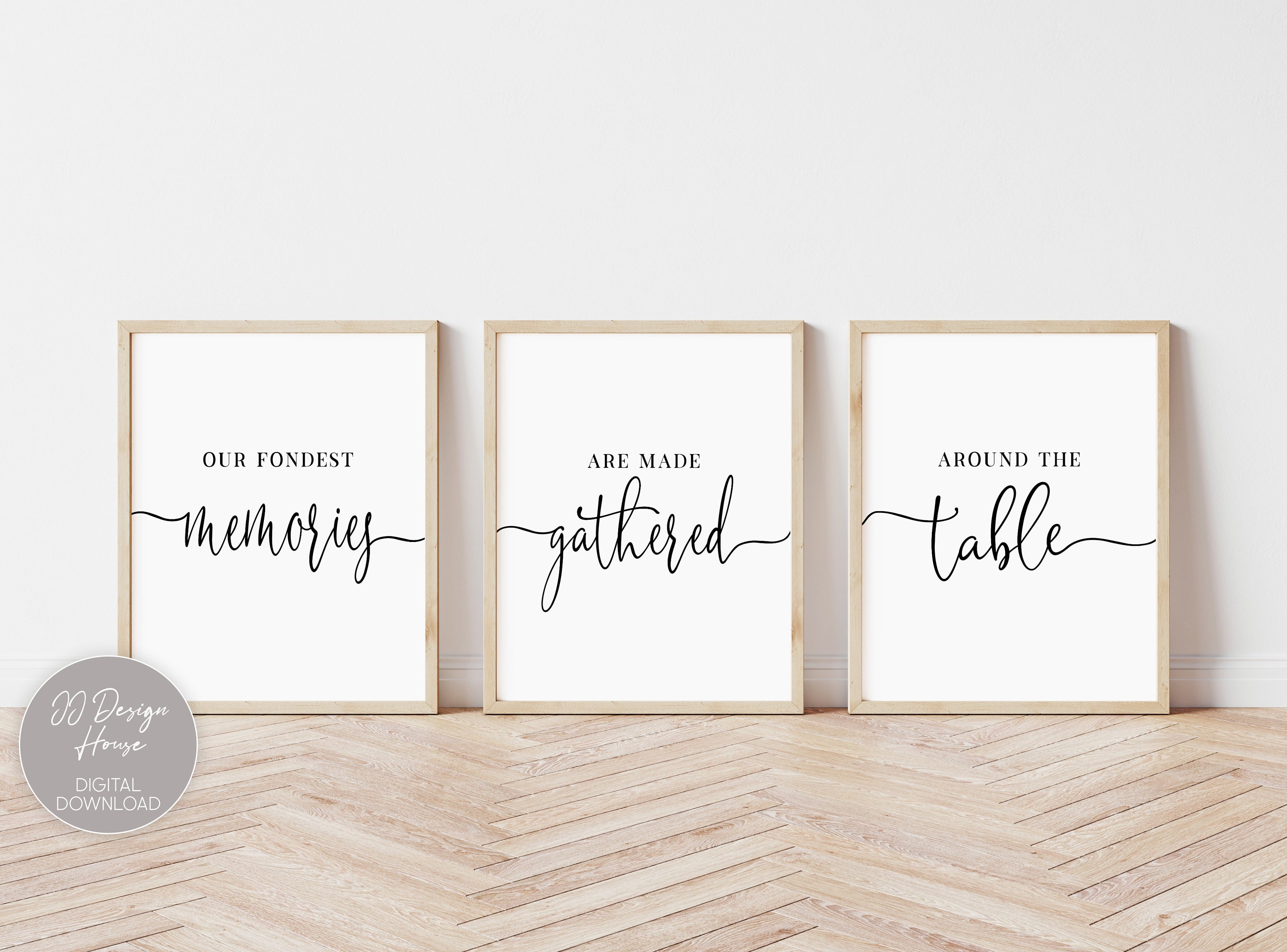 kitchen prints: the ideal solution for kitchen decor... Kitchen Art Set of 3 Prints, Farmhouse Kitchen Decor, Dining Room Art ...