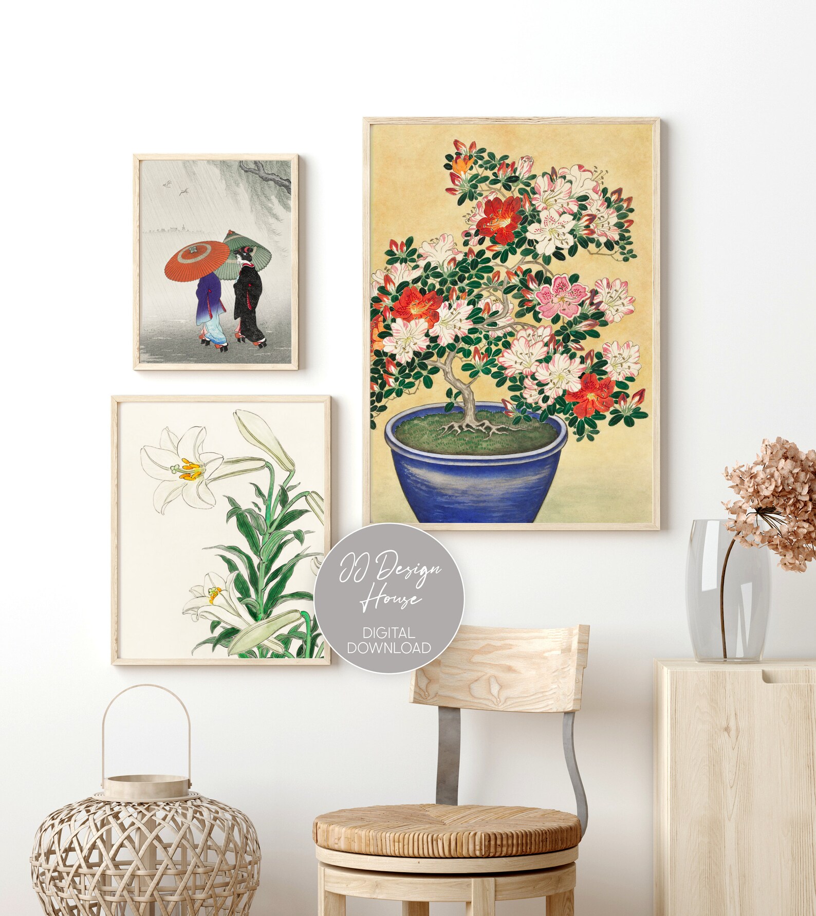 Gallery Wall Set of 10 Prints Japanese Wall Art Hokusai | Etsy