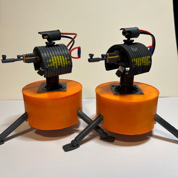 Rust Game moving 3D printed Auto Turret - rust - laser turret