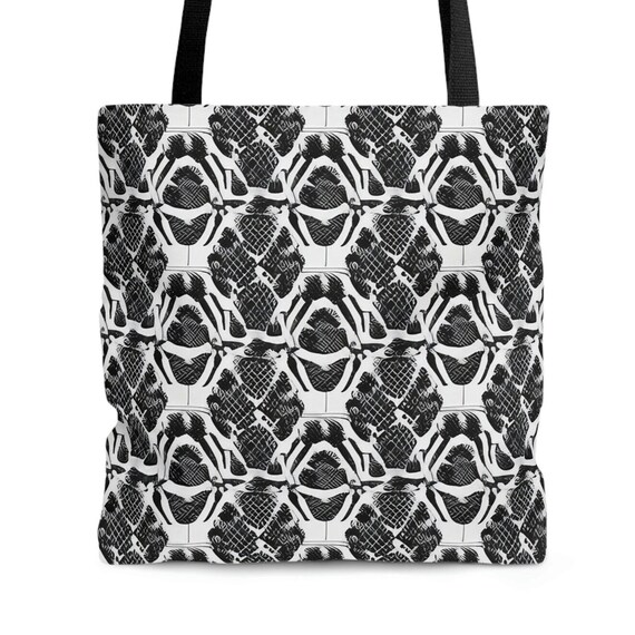 Snake print tote bag hotsell
