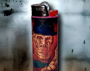 Freddy Kreuger - BIC Lighter - Nightmare on Elm St - Horror - Halloween - Customized Collectable