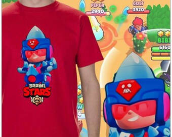 Brawl Stars King Crab Tick T Shirt Thrower Video Game Etsy