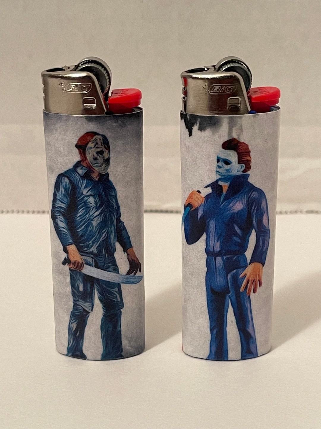 Jason Voorhees Vs Michael Myers Set of 2 BIC Lighters Horror Friday the