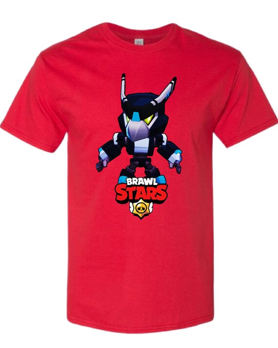 Brawl Stars Night Mecha Crow Camiseta Asesino Toxico Etsy - pluma crow de brawl stars