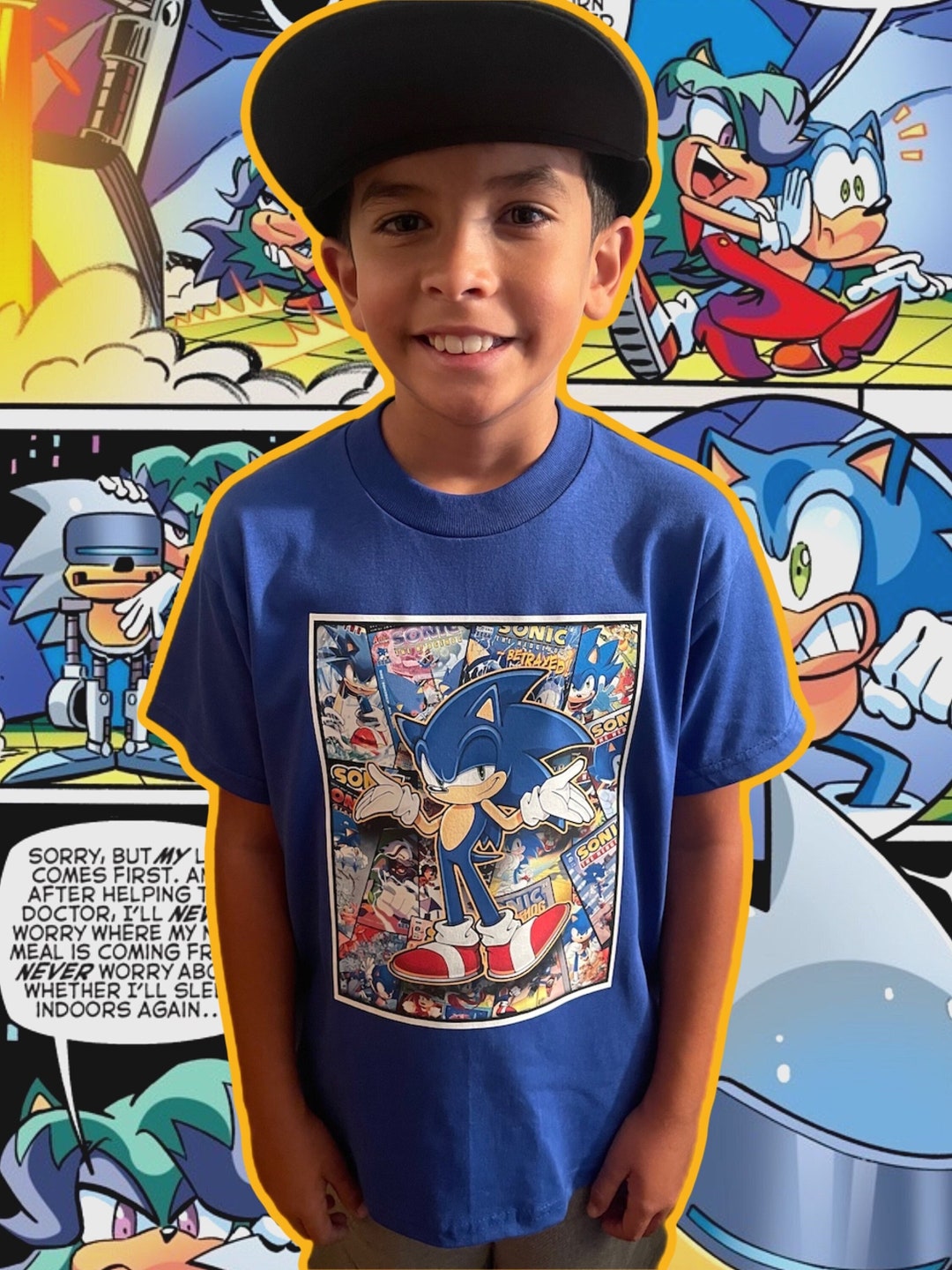 Sonic the Hedgehog Sega T-shirt Video Game Video Game Shirt Sonic Shirt ...