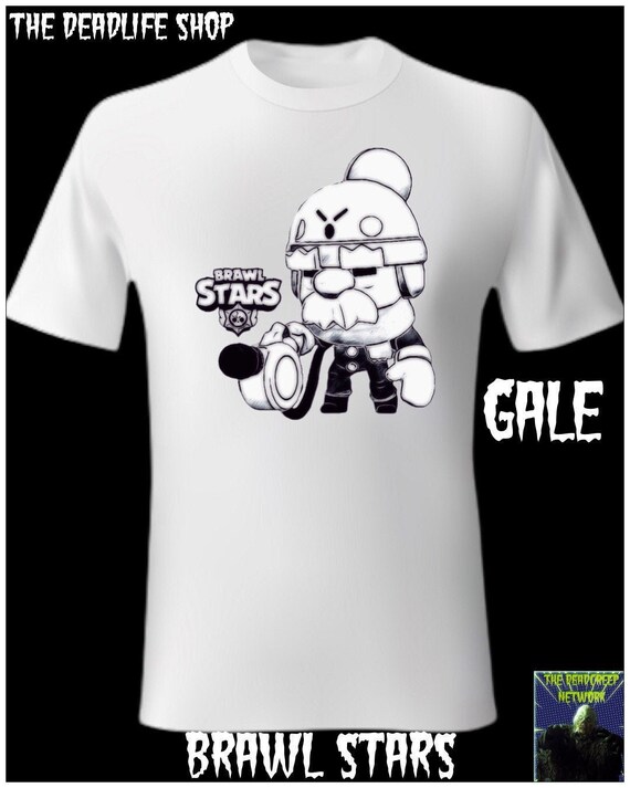 Brawl Stars Gale T Shirt Support Video Game Etsy - brawl stars t shirt