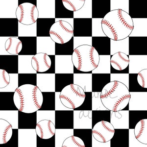 Baseball seamless pattern, repeating file