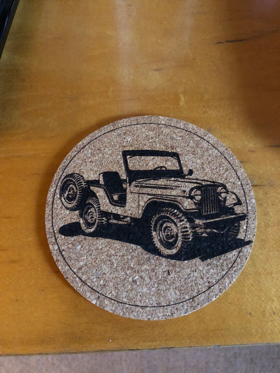 Set of 4 Laserengraved Jeep Coasters Etsy