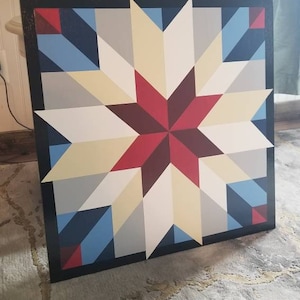 Barn Quilt American Decor Patriotic Decorations Farmhouse Decor