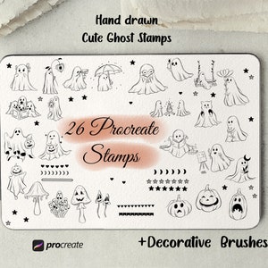 Procreate Ghost Stamps: Halloween Brush Set (Digital Download)