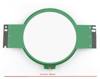 Bastidor de bordar de 21 cm (8,5") para máquinas Tajima, Brother y Toyota / 360 mm (14")