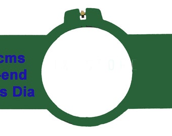 Embroidery machine Hoop -  12 cm  5"  - 360mm Wide (  14"  ) - For Tajima Toyota