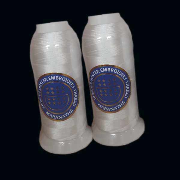 Cone / Spool Embroidery machine polyester thread 5000 yds Xlent quality 4 Tajima , brother, Melco,Ricoma, Redline ,