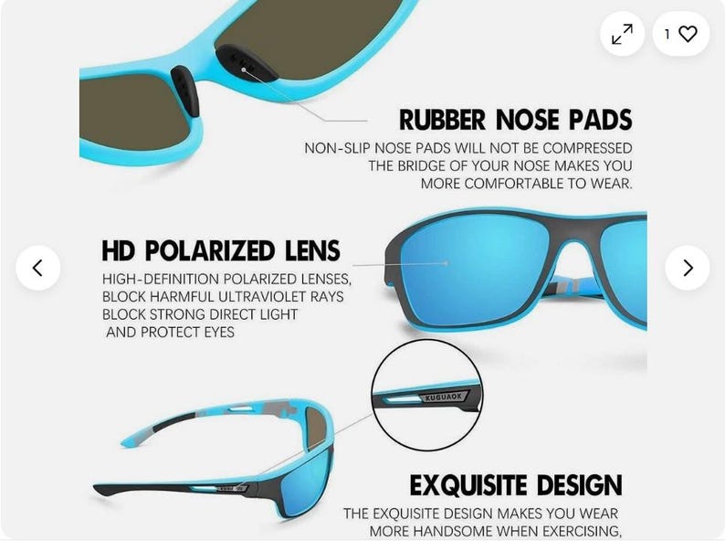 men Sunglasses Polarized outdoor sun UV protect image 4
