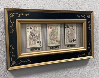 Playing Card Frame Etsy