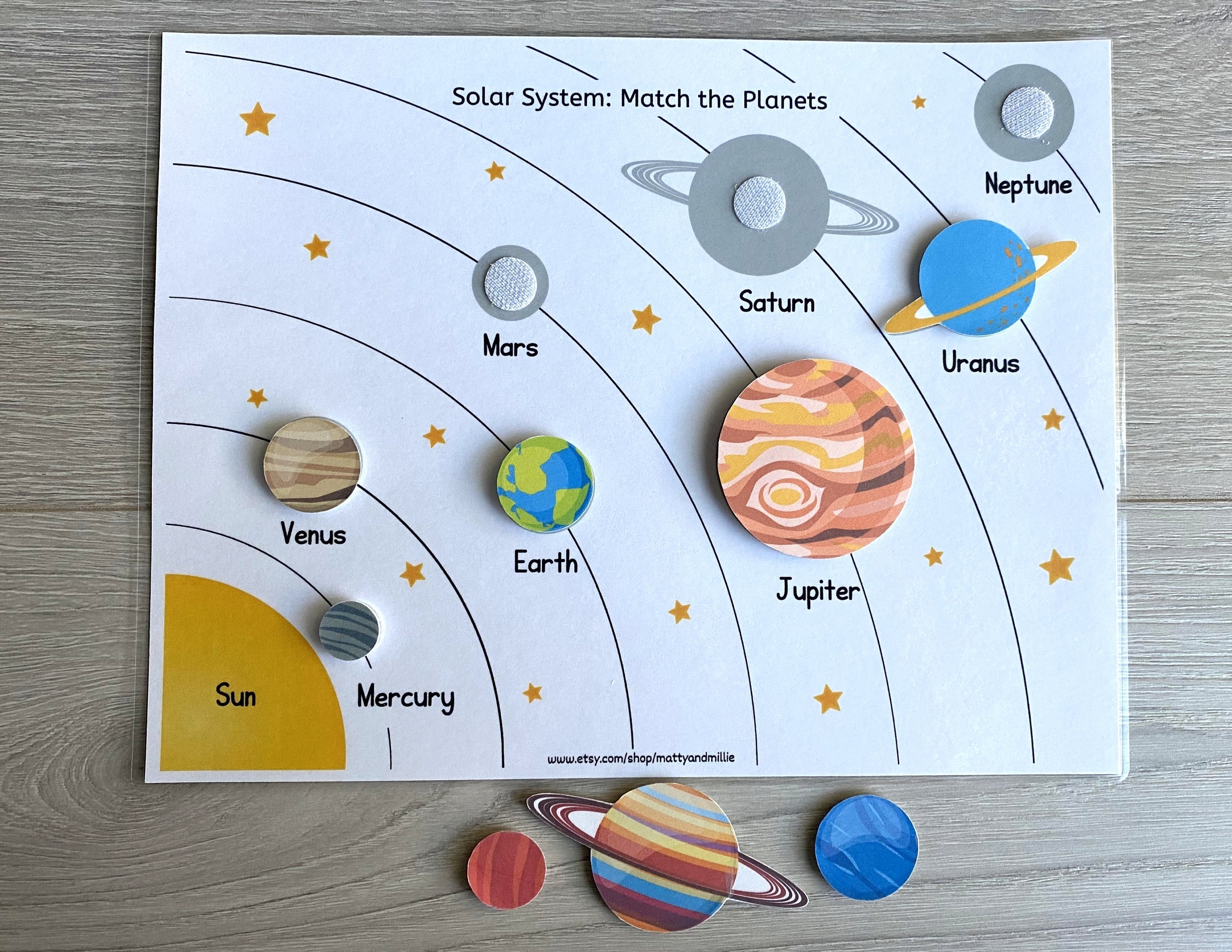 Solar System Worksheet Busy Book Pages Preschool Busy Book  Etsy Pertaining To Solar System Worksheet Pdf