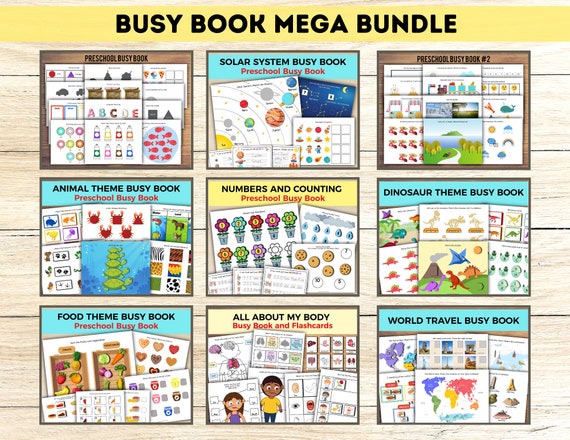 Busy Book Mega Bundle Busy Book Printable Printable Busy