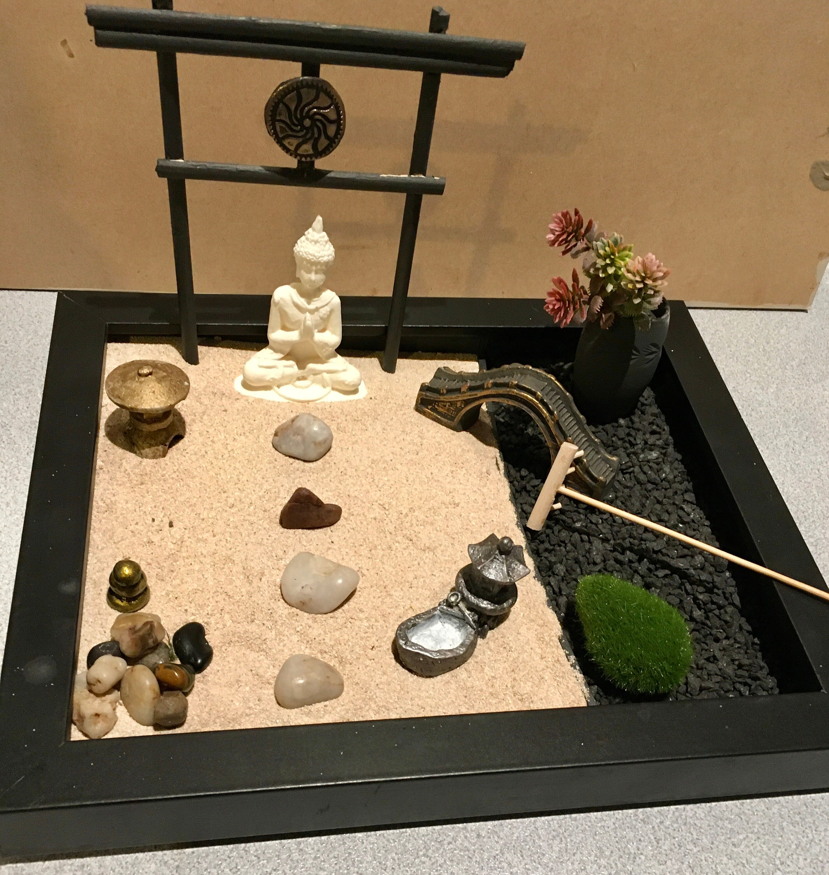 El escritorio deluxe del jardín Zen o la mesa incluye todos | Etsy