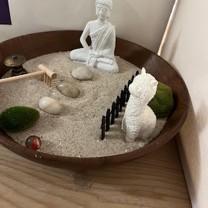 Newest Zen Garden addition with accessories.