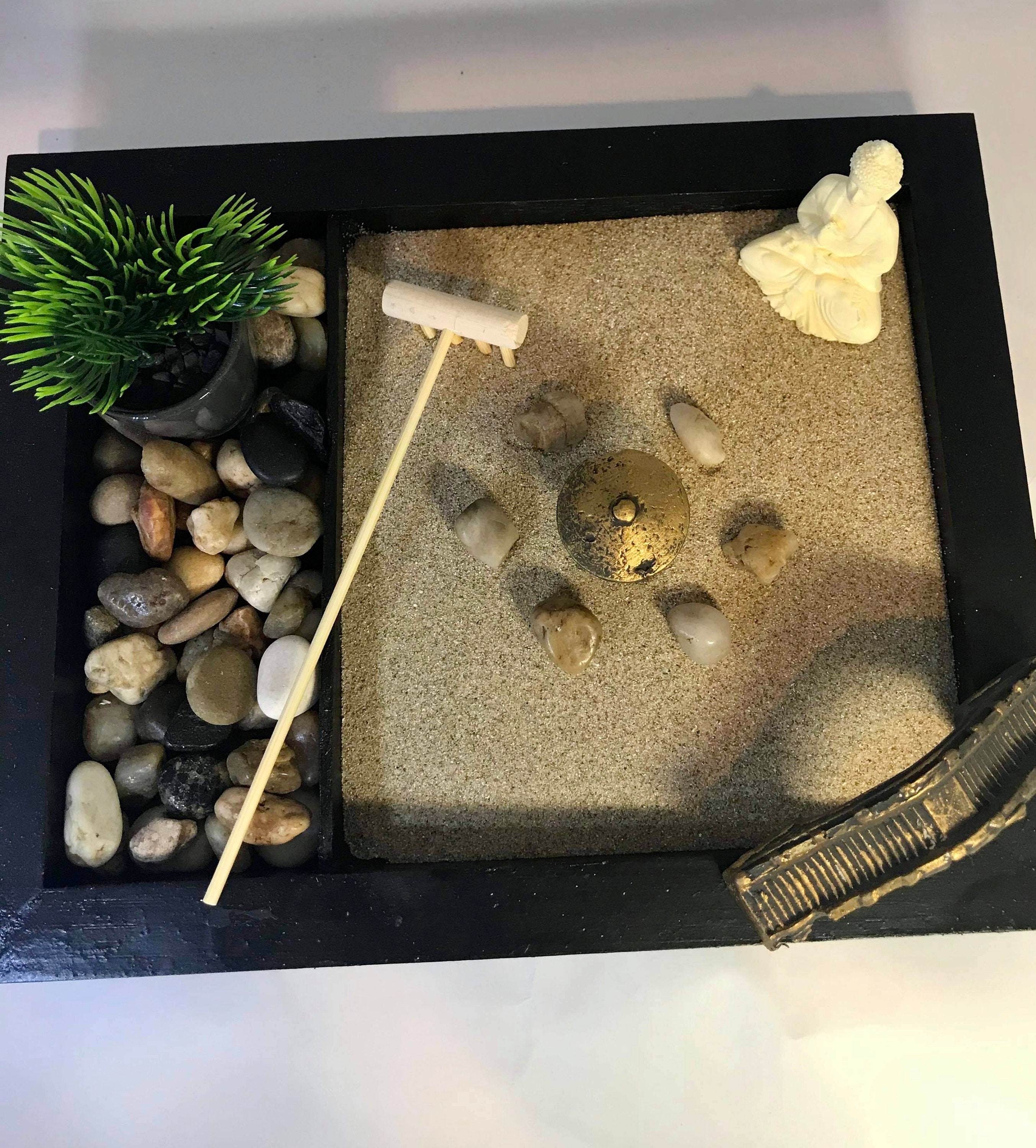Zen garden kit including stones & all accessories Etsy