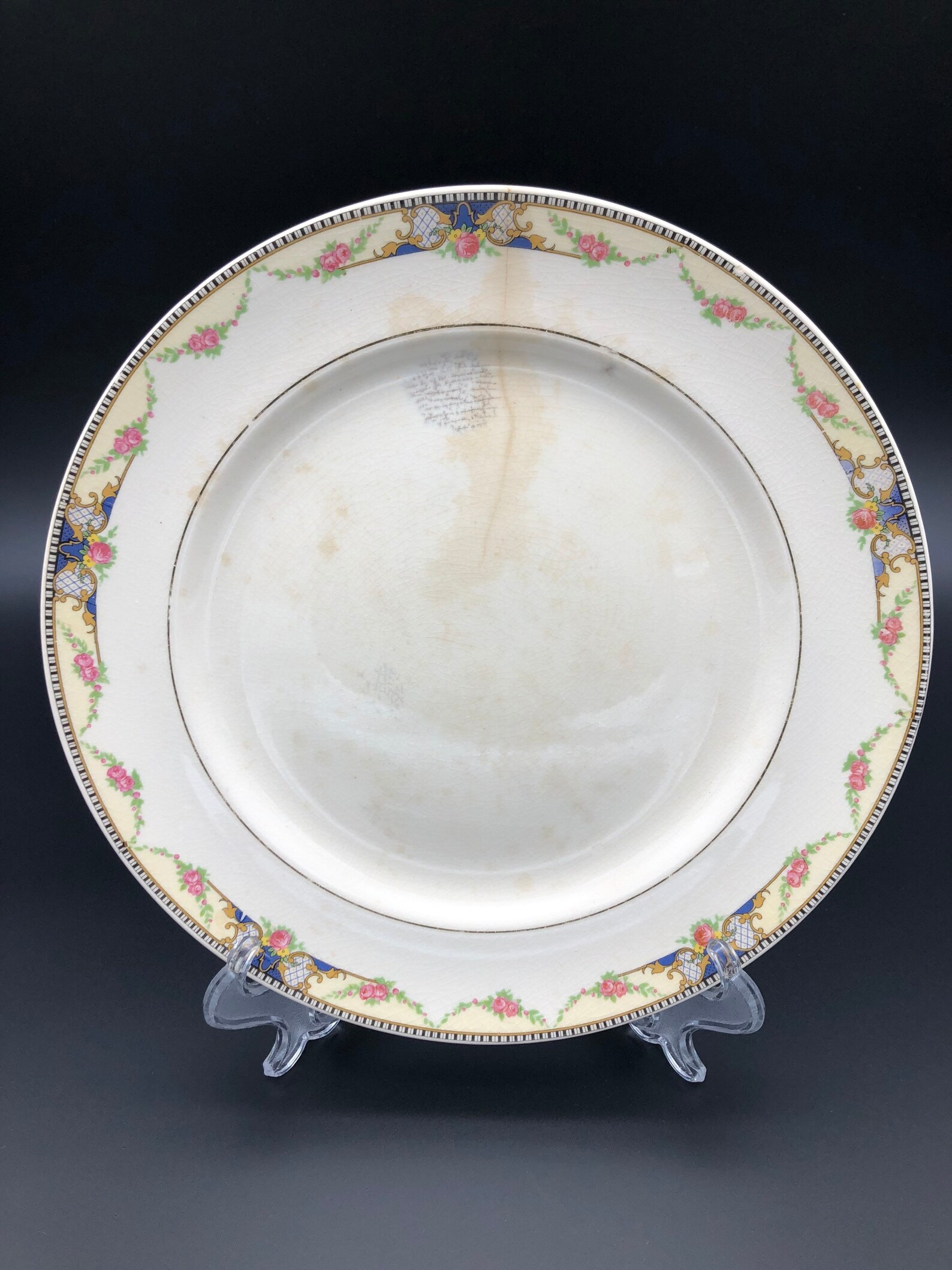 Universal Cambridge Camwood Ivory Set of 3 Dinner Plates Etsy