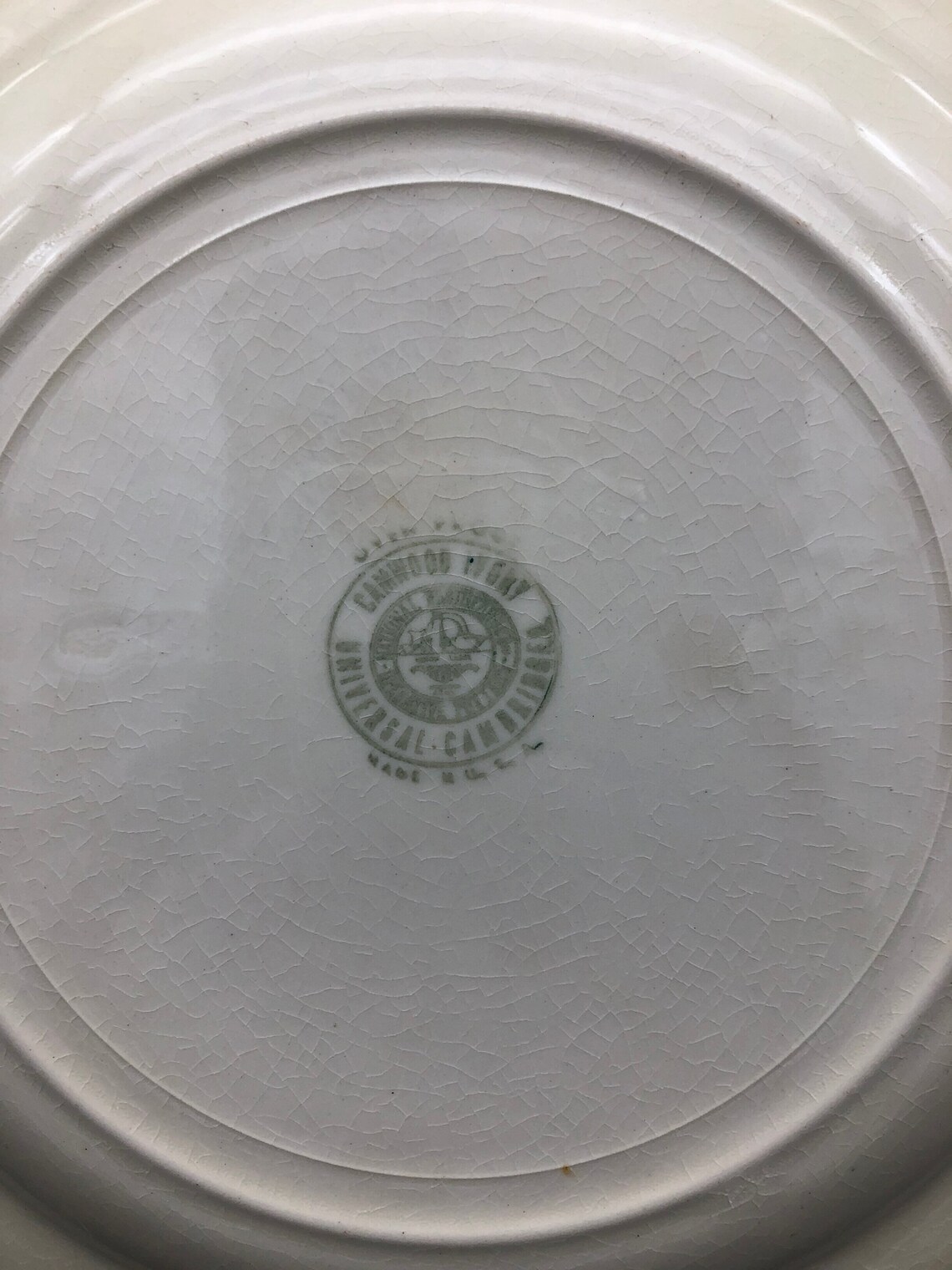 Universal Cambridge Camwood Ivory Set of 3 Dinner Plates Etsy