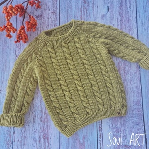 READY-TO-SHIP, 6-9 month, baby sweater, merino wool, soft merino