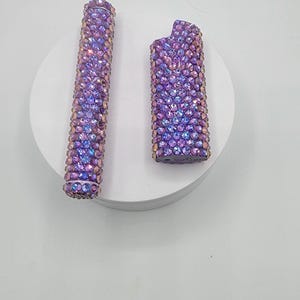 Glass Rhinestone Bic J6 Lighter Sleeve – Sparkle & Style for Your Lighter!