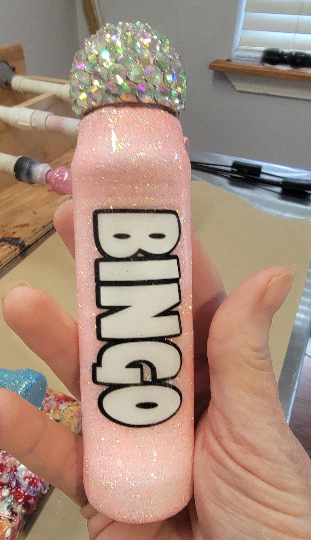 Mini Glow-in-the-dark Bingo Dauber — 43ML With Bling Rhinestone Lid - Etsy
