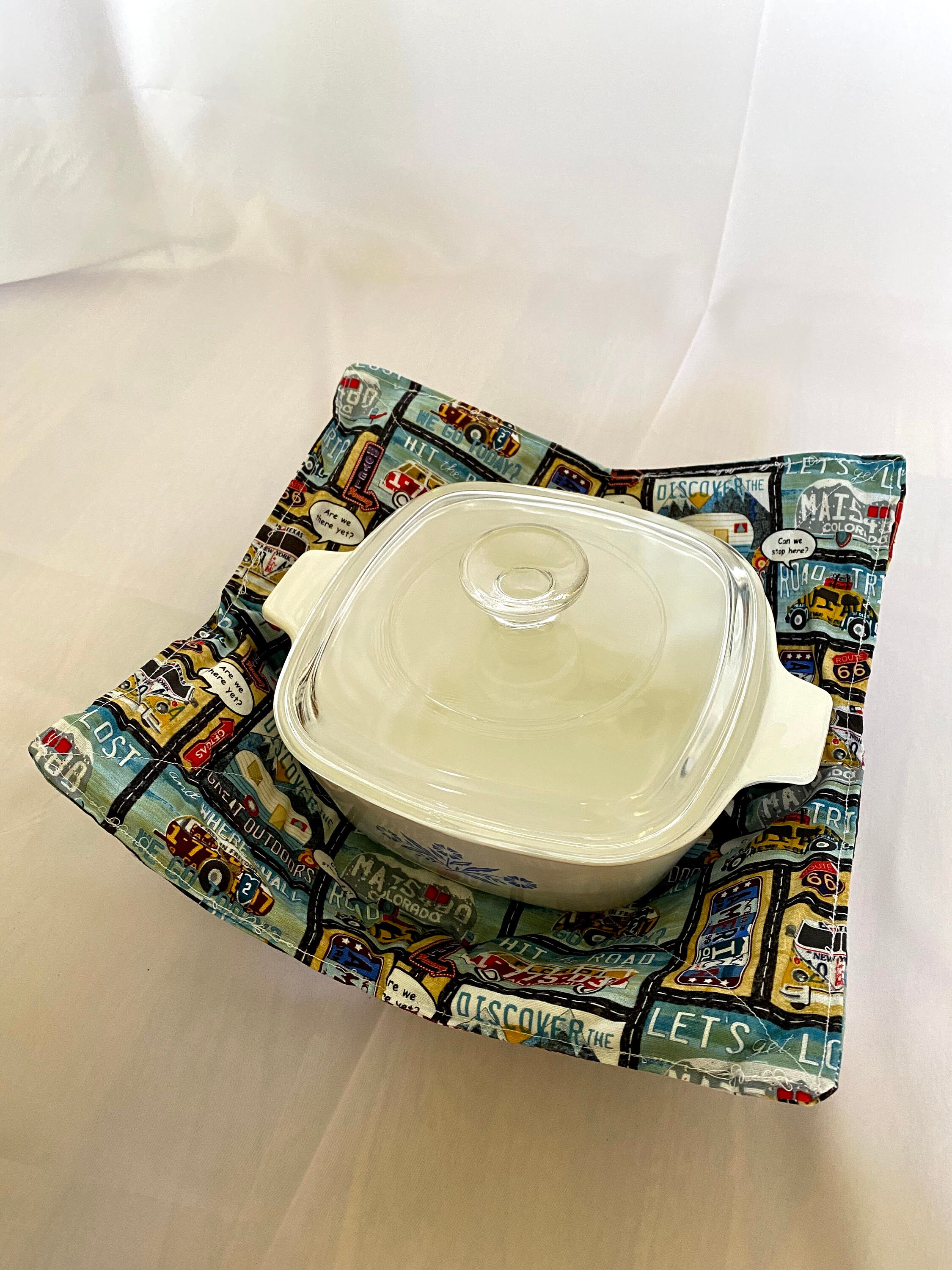 Microwave plate cozy Casserole cozy Hot pad holder Etsy