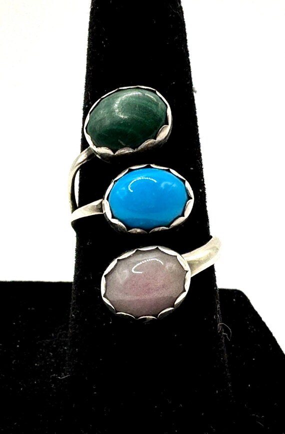 Three Stone Ring - Ring Size 5.5 - image 4