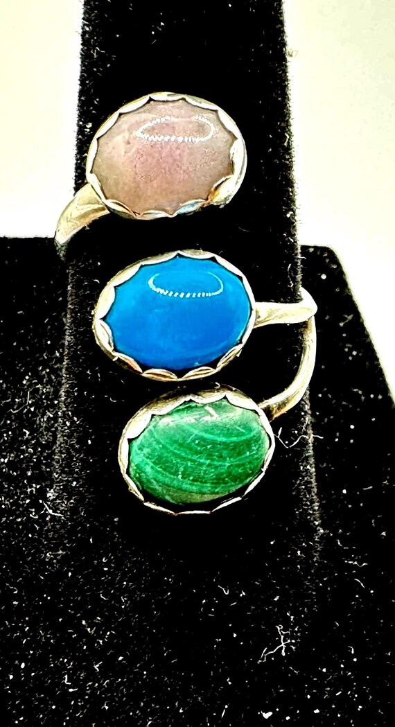 Three Stone Ring - Ring Size 5.5 - image 2