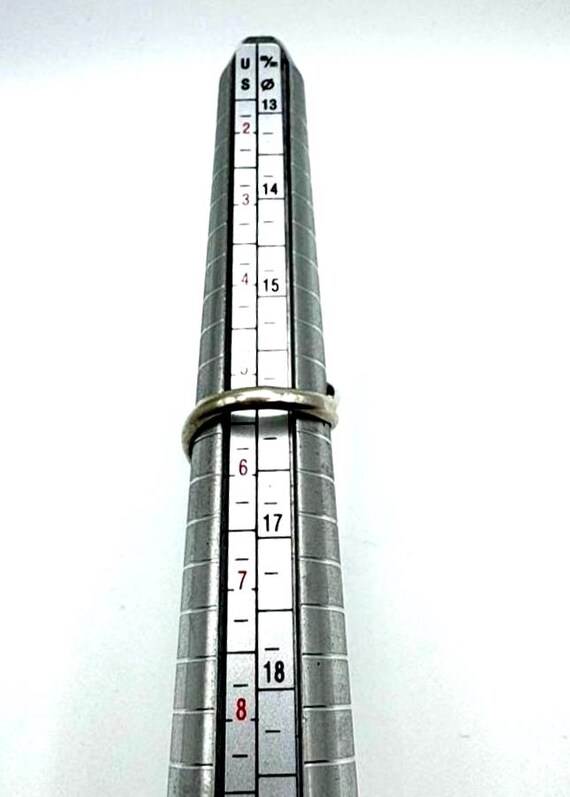 Three Stone Ring - Ring Size 5.5 - image 7