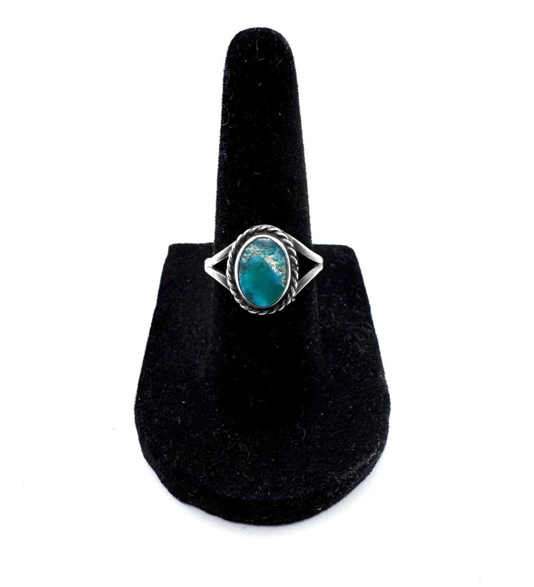 Vintage Navajo Sterling Silver Natural Turquoise Stone Ring Size 6 - Etsy