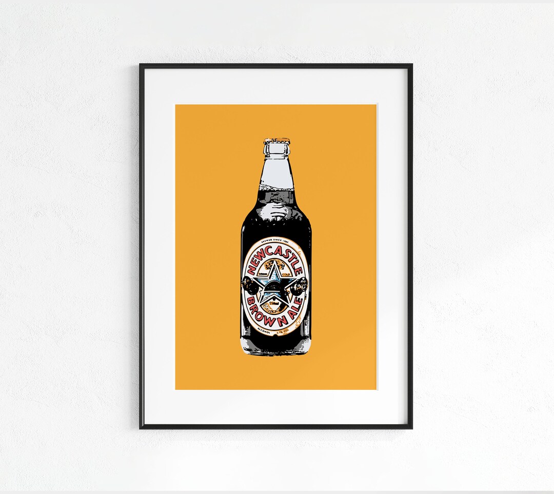 Newcastle Brown Ale Print, Newcastle Upon Tyne, North East, Geordie