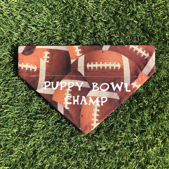 Puppy bowl bandana 2025