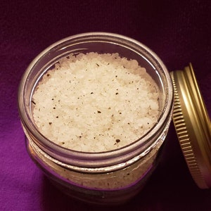 Zitrone-Mint Fuß Peeling mit grünem Tee 8 Unze Glas plus eine Unze Glas frei!