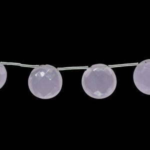 Rose Quartz 10mm Round Shape Briolettes|Pink quartz Side drilled Briolette|Quartz Gemstone|Rose Quartz Briolettes|Jewelry making supplies