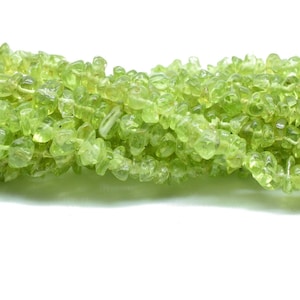 Elegant  Raw Peridot Beads | Natural Chip Strand | Uncut Gemstone Chips | Loose Beads For Jewelry | Free Size Pebble Beads