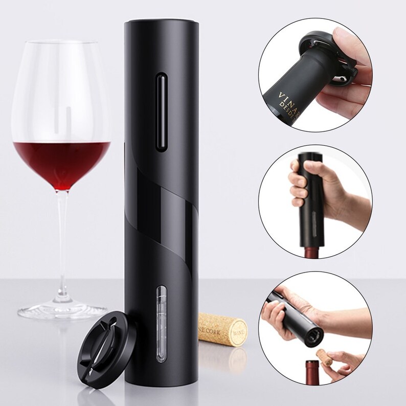 Electric Corkscrew Wine Opener It Does Not Require Batteries Etsy