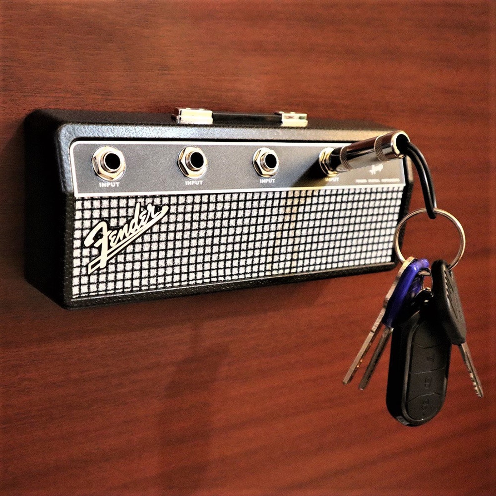Fender Jack Rack Mini Twin Blues Guitar Keychain Holder Key Etsy