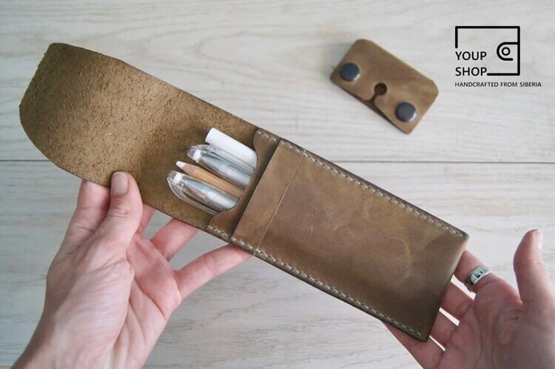 Leather Pencil Case Pattern PDF A4 for Painter Template Etsy