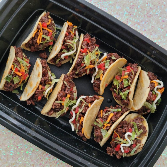 Edible Taco Cupcake Toppers Etsy