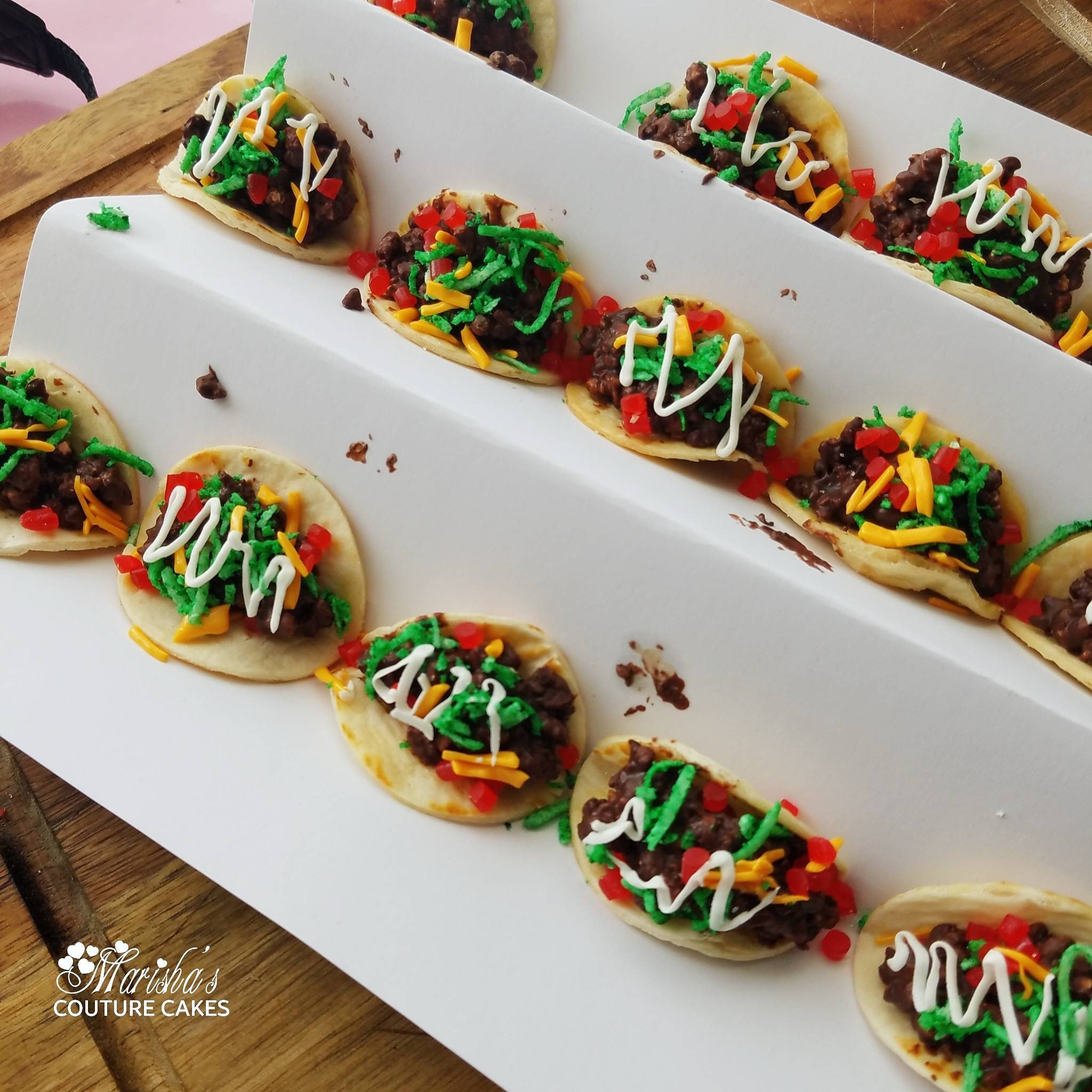Edible Taco Cupcake Toppers Etsy