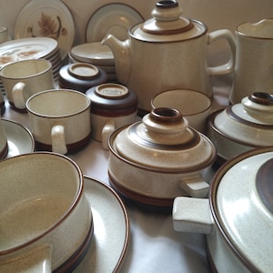 Vintage Denby Potters Wheel Part Set 1970s, Made in England