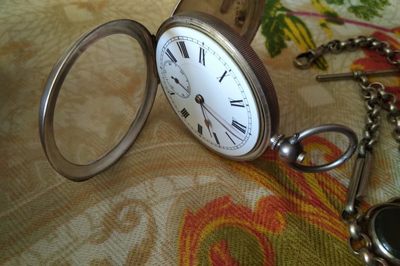 Antique Swiss 935 Silver Pocket Watch, Working Order,… - Gem