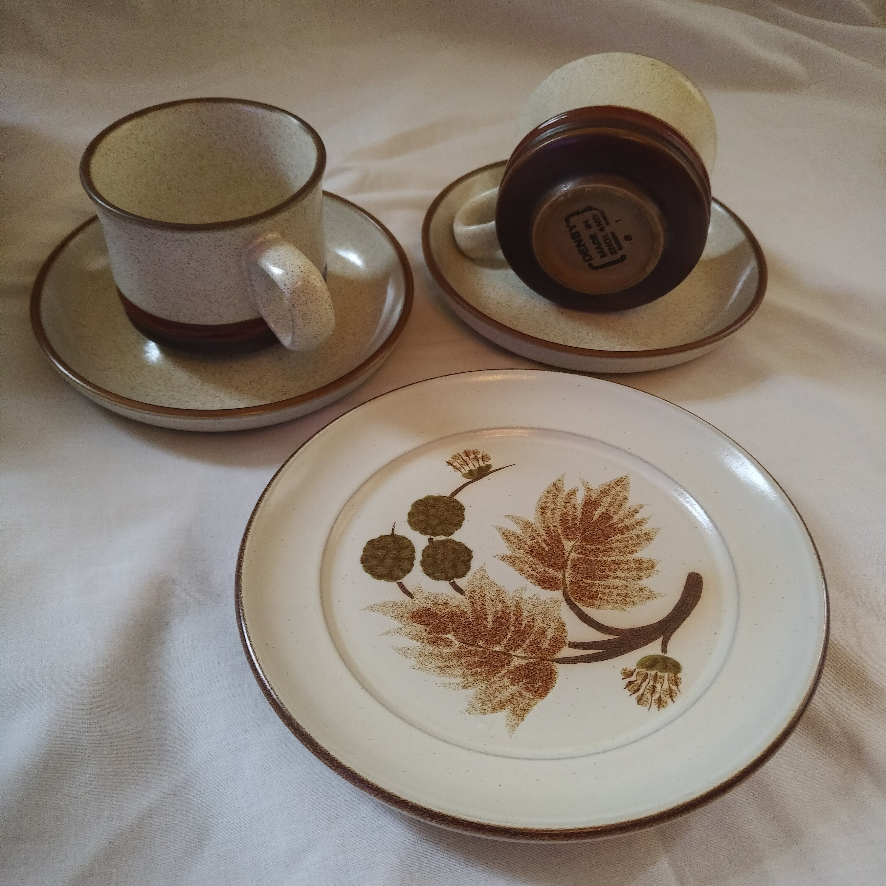 イングランド ビンテージ 1950's Portland Pottery セット Vintage Denby Potters Wheel Part Set 1970s, Made in England