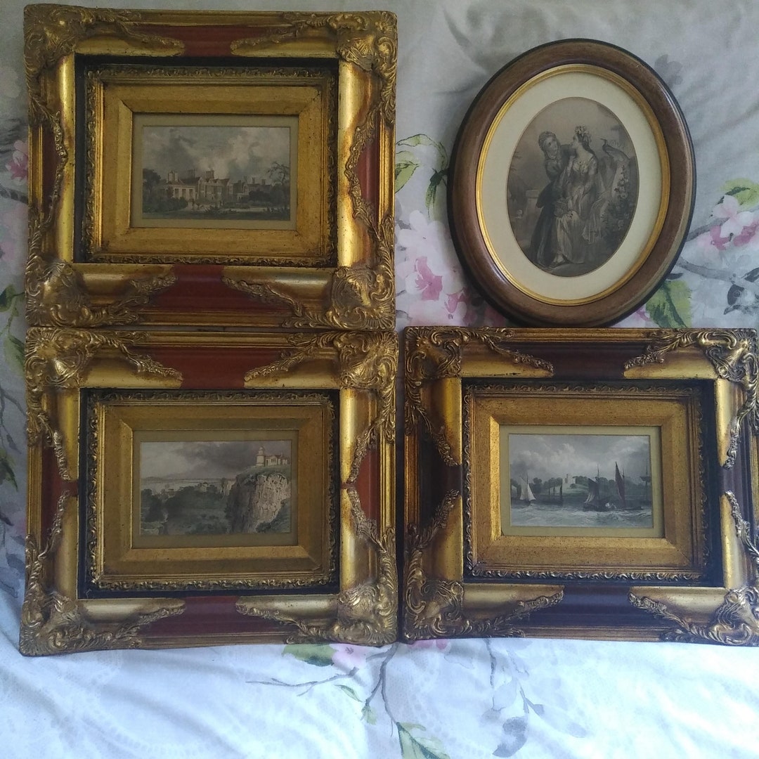 Antique Set of Hand Coloured Engravings on Steel, Circa 1832-1860 - Etsy