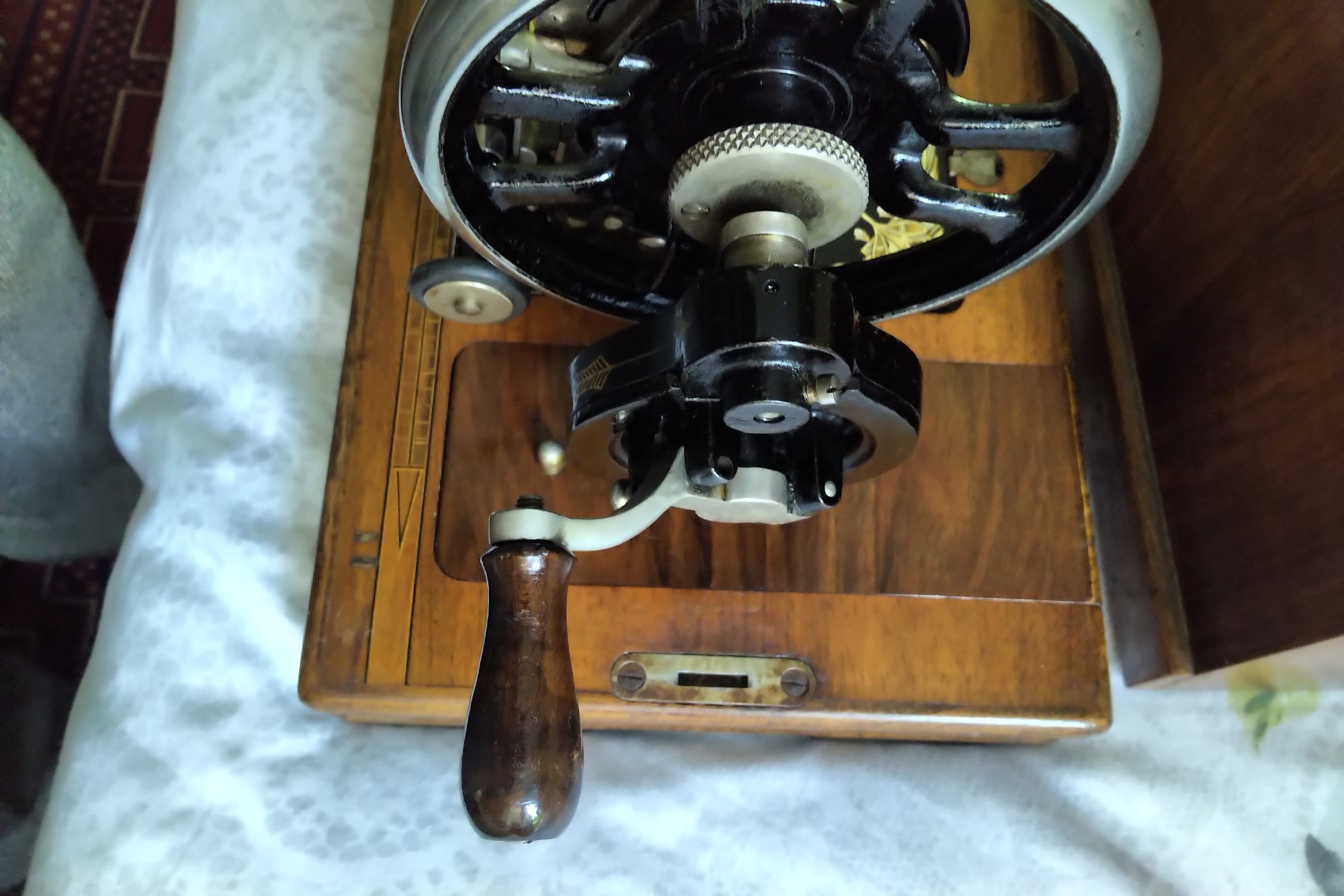 Vintage Hand Crank Sewing Machine Frister & Rossmann Made in Etsy